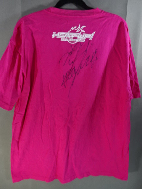 【hand signed autograph】 TAMURA☆GENE☆ T-Shirt (1) (Pink)