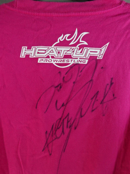 【hand signed autograph】 TAMURA☆GENE☆ T-Shirt (1) (Pink)