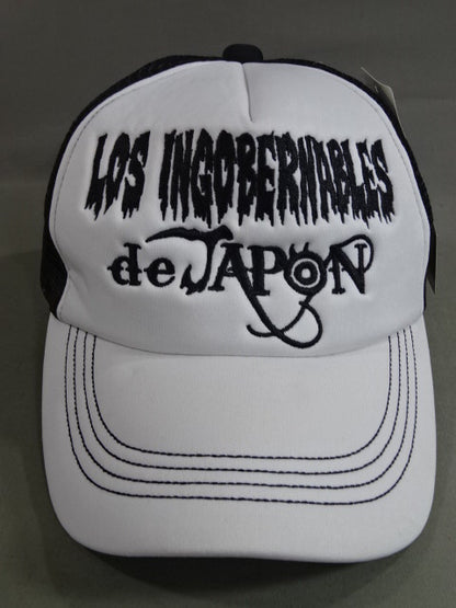 L・I・J メッシュキャップ⑦(ホワイト×ブラック)