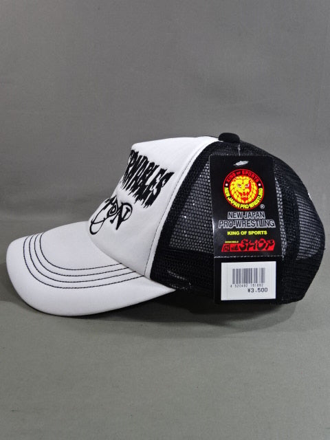 L・I・J メッシュキャップ⑦(ホワイト×ブラック)