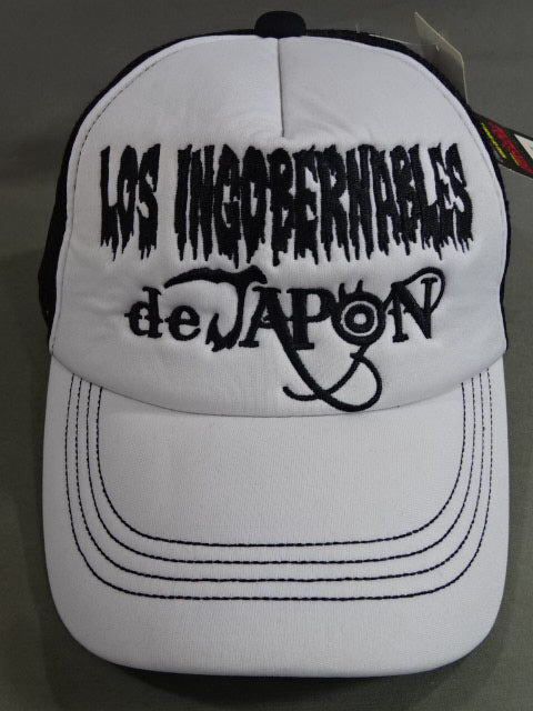 L・I・J メッシュキャップ⑦(ホワイト×ブラック)