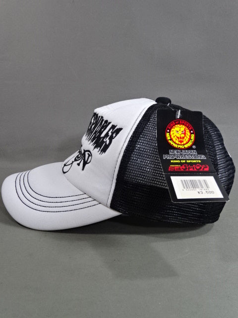 L・I・J メッシュキャップ⑦(ホワイト×ブラック)