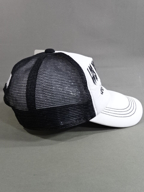 L・I・J メッシュキャップ⑦(ホワイト×ブラック)