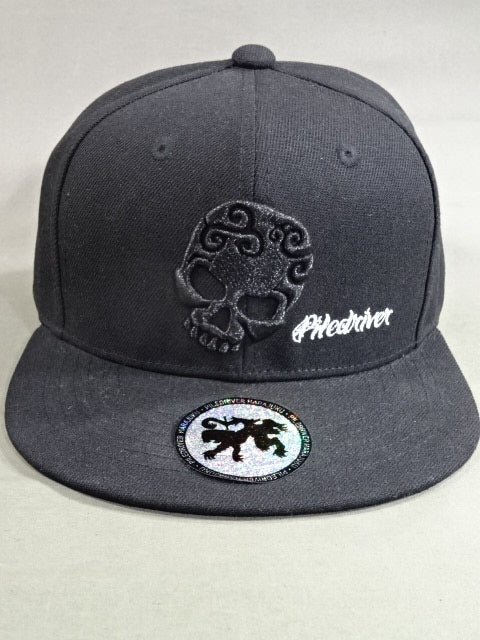 鈴木みのる スカル キャップ①(ブラック)