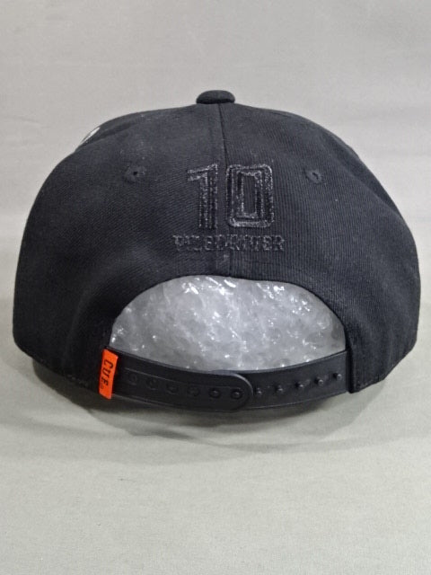 【直筆サイン入り】鈴木みのる「The KING」キャップ①(ブラック×ブラック)