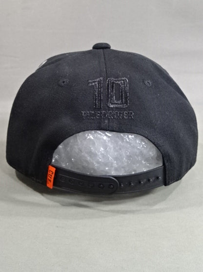 【直筆サイン入り】鈴木みのる「The KING」キャップ①(ブラック×ブラック)