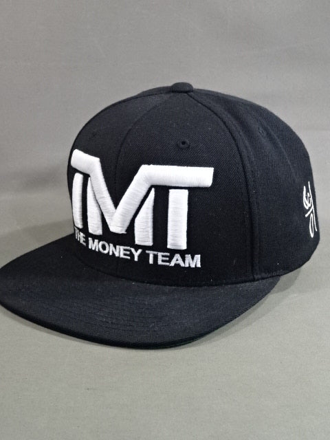 フロイド・メイウェザー「TMT THE MONEY TEAM」キャップ①(ブラック×シルバー)
