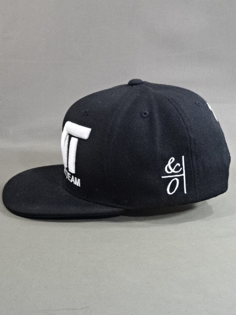 フロイド・メイウェザー「TMT THE MONEY TEAM」キャップ①(ブラック×シルバー)