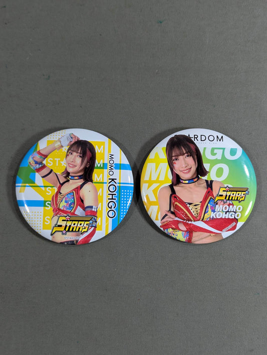 ★ Peach Star★ Momo Kohgo  PinBack button Sets(2)