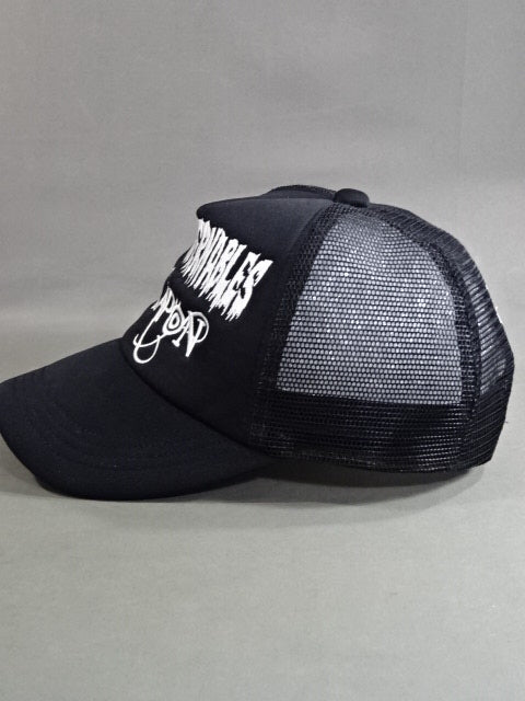 L・I・J メッシュキャップ④(TRANQUILO/ブラック×ホワイト)