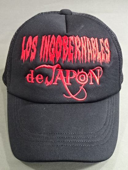 L・I・J メッシュキャップ⑧(TRANQUILO/ブラック×レッド)