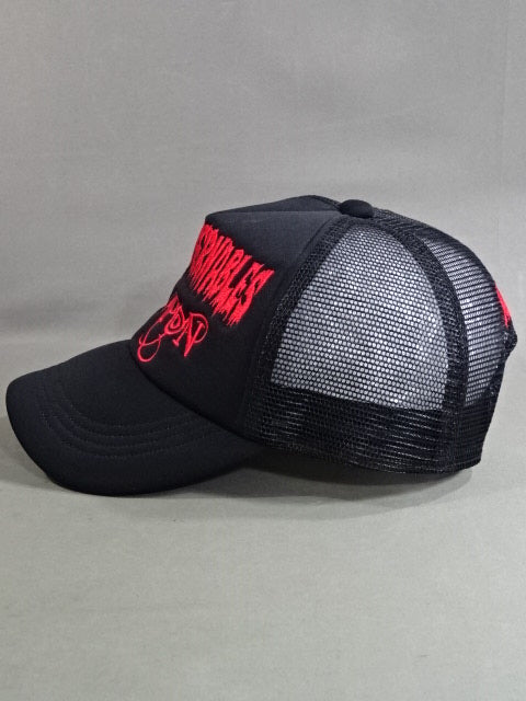 L・I・J メッシュキャップ⑧(TRANQUILO/ブラック×レッド)