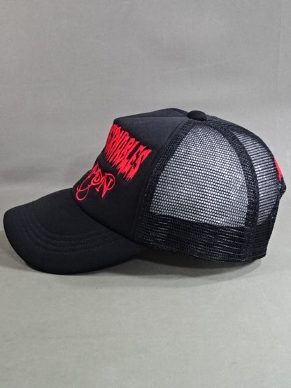 L・I・J メッシュキャップ⑧(TRANQUILO/ブラック×レッド)