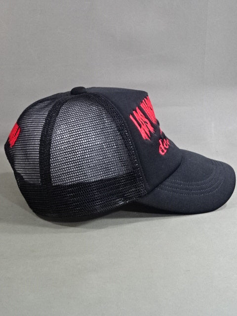 L・I・J メッシュキャップ⑧(TRANQUILO/ブラック×レッド)