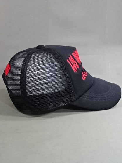 L・I・J メッシュキャップ⑧(TRANQUILO/ブラック×レッド)