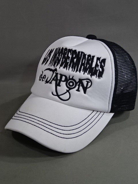 L・I・J メッシュキャップ⑦(ホワイト×ブラック)