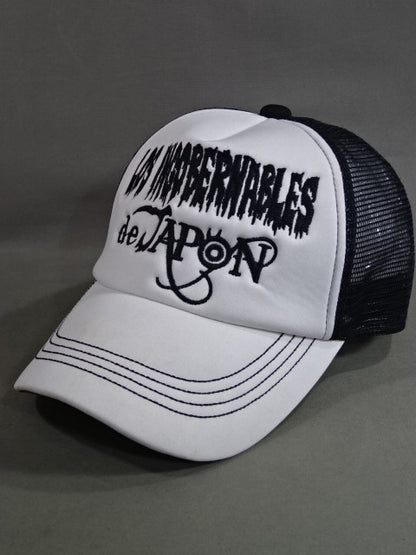 L・I・J メッシュキャップ⑦(ホワイト×ブラック)