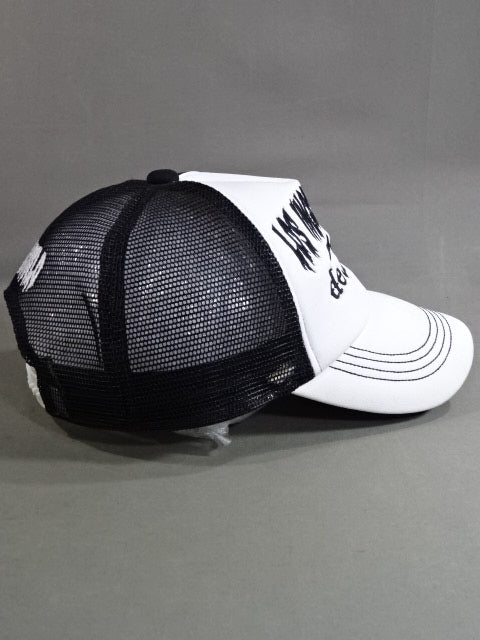 L・I・J メッシュキャップ⑦(ホワイト×ブラック)