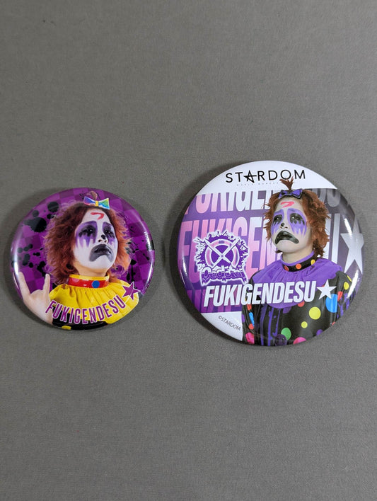 ★ Evil Jester ★ FUKIGENDESU ★ PinBack button set(1)