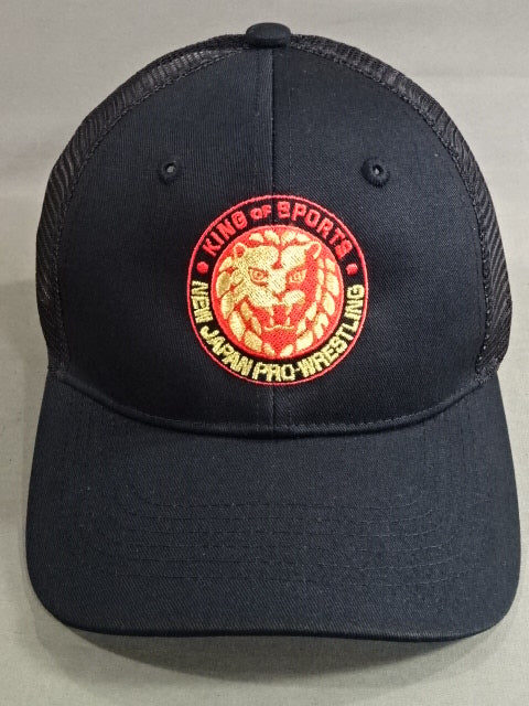 ライオンマーク メッシュキャップ①(2025/ブラック×フルカラー)