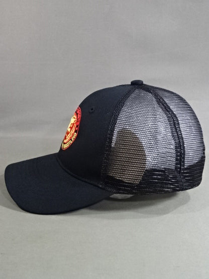 ライオンマーク メッシュキャップ①(2025/ブラック×フルカラー)