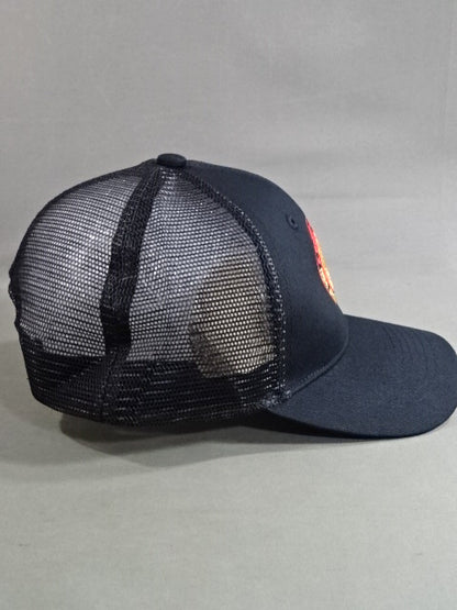 ライオンマーク メッシュキャップ①(2025/ブラック×フルカラー)