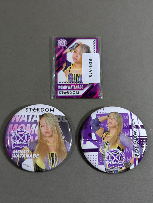 ★ Black Peach ★ Momo Watanabe  PinBack button Sets(2)