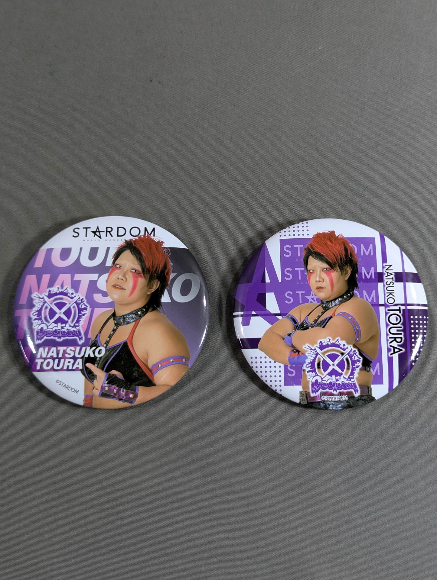 ★ Intelligent Monster★ Natsuko Tora  PinBack button Sets(2)