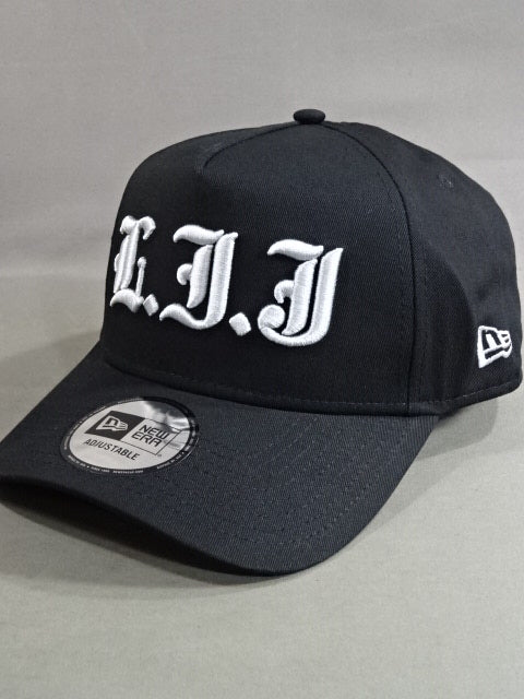 NEW ERA(R)×L・I・J 59FIFTY キャップ②(ブラック×ホワイト)