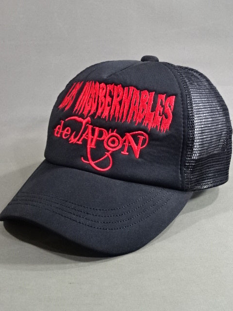 L・I・J メッシュキャップ⑧(TRANQUILO/ブラック×レッド)