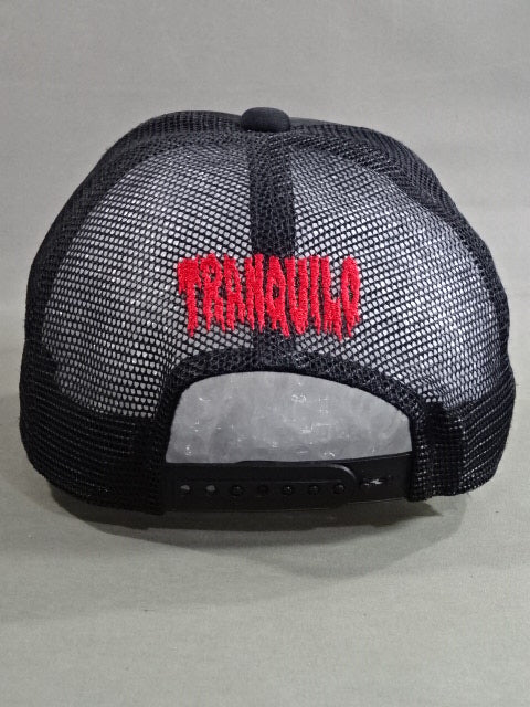 L・I・J メッシュキャップ⑧(TRANQUILO/ブラック×レッド)