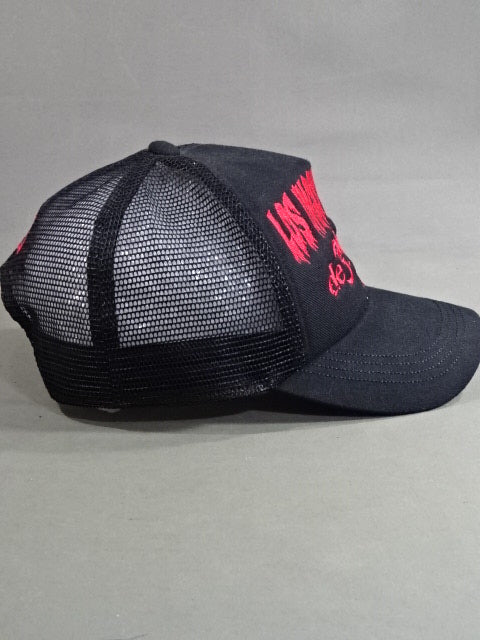 L・I・J メッシュキャップ③(L・I・J ロゴ / ブラック×レッド)