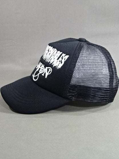 L・I・J メッシュキャップ④(TRANQUILO/ブラック×ホワイト)