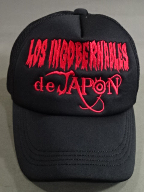 L・I・J メッシュキャップ⑧(TRANQUILO/ブラック×レッド)