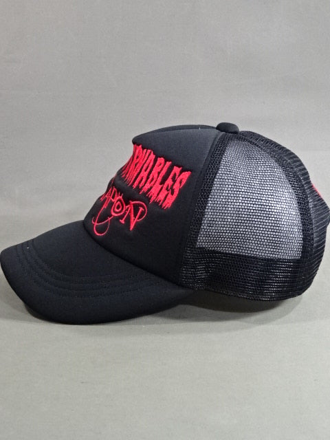 L・I・J メッシュキャップ⑧(TRANQUILO/ブラック×レッド)