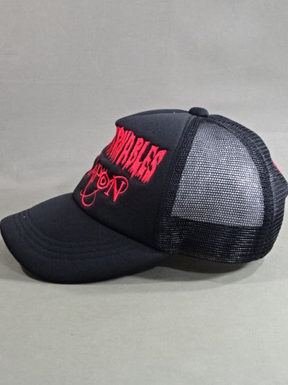 L・I・J メッシュキャップ⑧(TRANQUILO/ブラック×レッド)