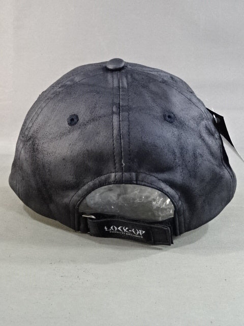 WJプロレス ロゴ レザー風キャップ