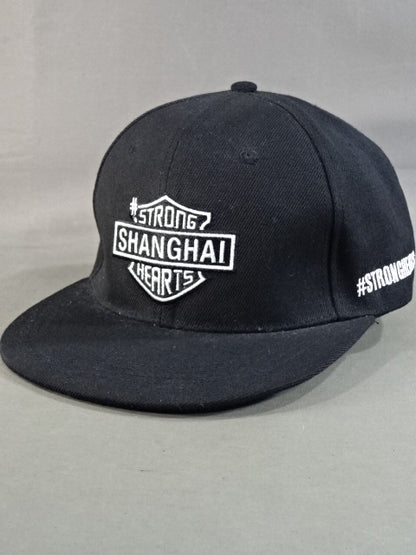 【2選手直筆サイン入り】#STRONGHEARTS キャップ①(ブラック)