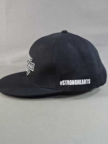 【2選手直筆サイン入り】#STRONGHEARTS キャップ①(ブラック)