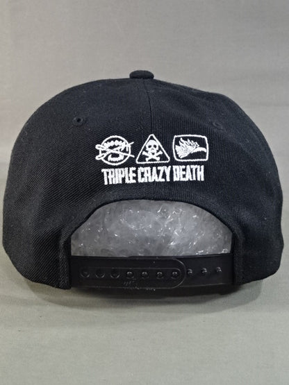 葛西純×エル・デスペラード×竹田誠志 CRAZY FEST「狂狂狂」キャップ①(ブラック)