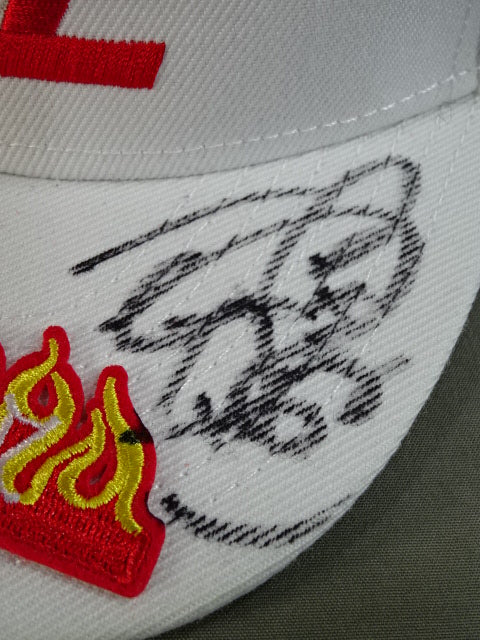 ★直筆サイン入り★ ウナギ・サヤカ自主興行「ウナギ絶好調」 限定キャップ①