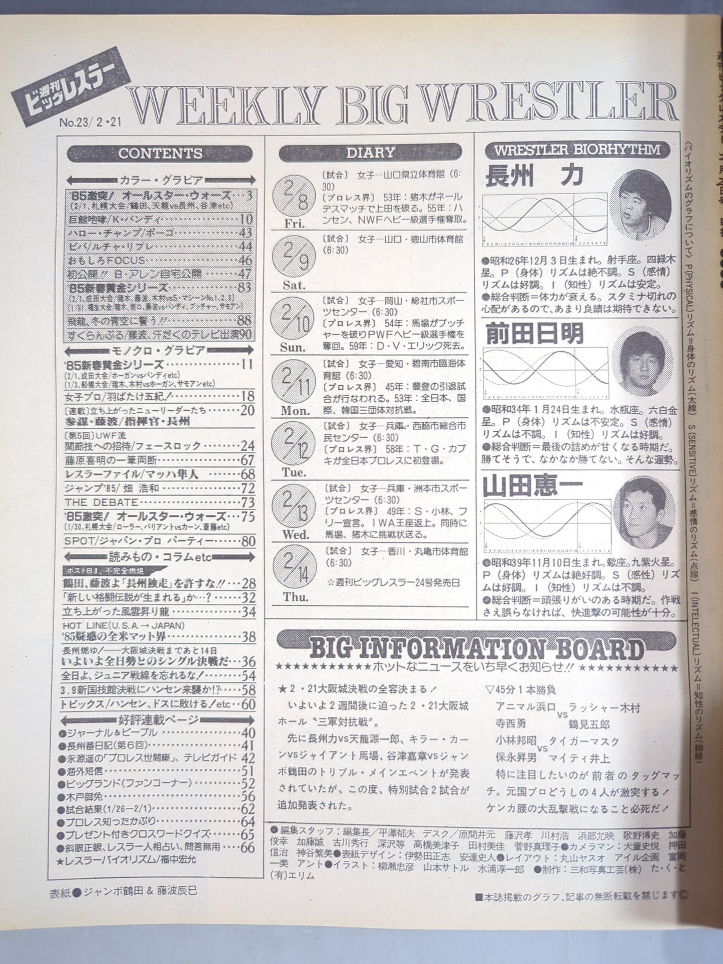 Weekly Big Wrestler 23