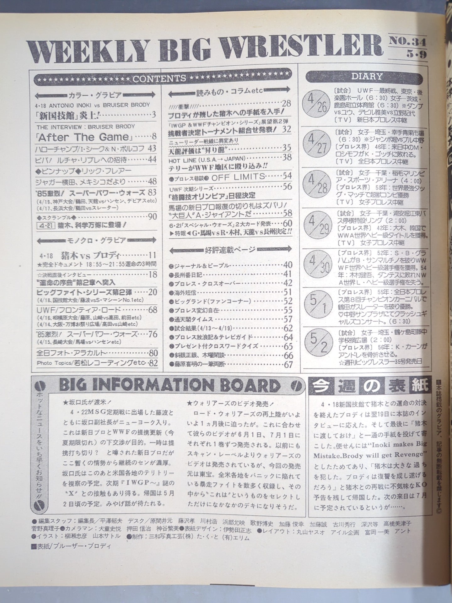 Weekly Big Wrestler34