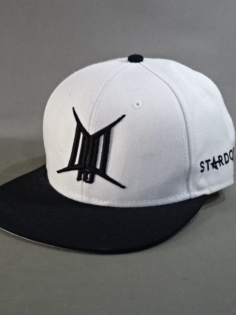 Donna del mondo キャップ③(ホワイト×ブラック)