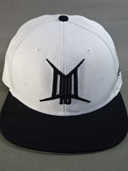 Donna del mondo キャップ③(ホワイト×ブラック)