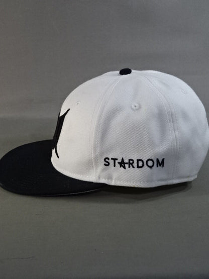 Donna del mondo キャップ③(ホワイト×ブラック)