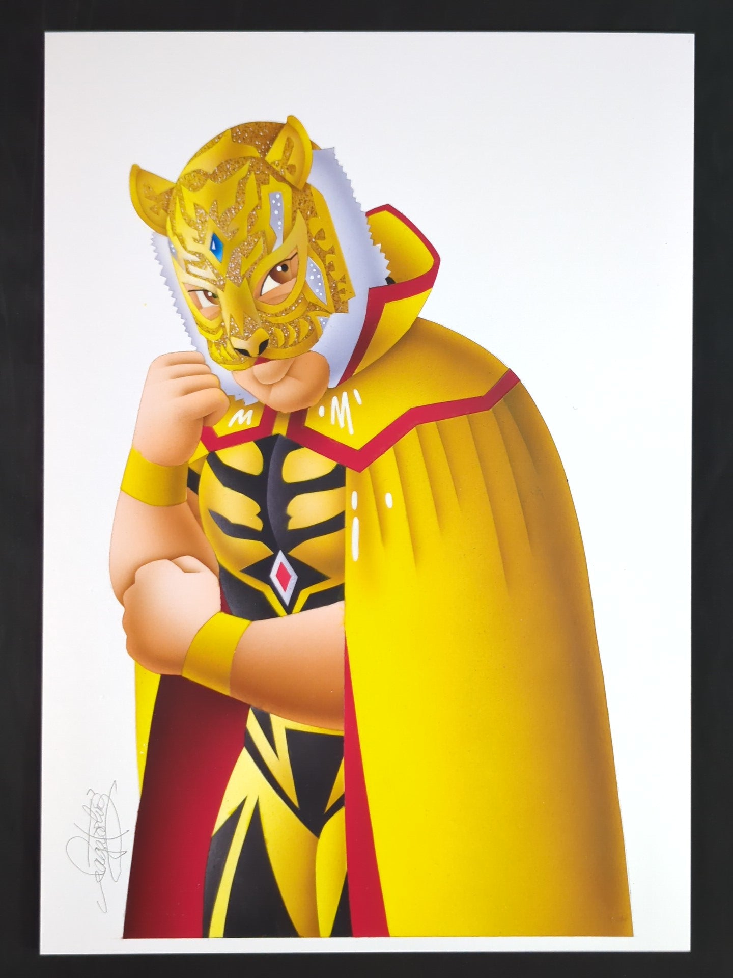 ★ Nagatoshi Sakai 's original painting "★ Four-Dimensional Killing Method" Tiger King