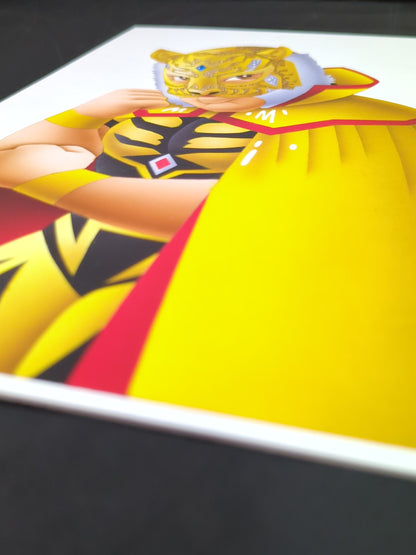 ★ Nagatoshi Sakai 's original painting "★ Four-Dimensional Killing Method" Tiger King