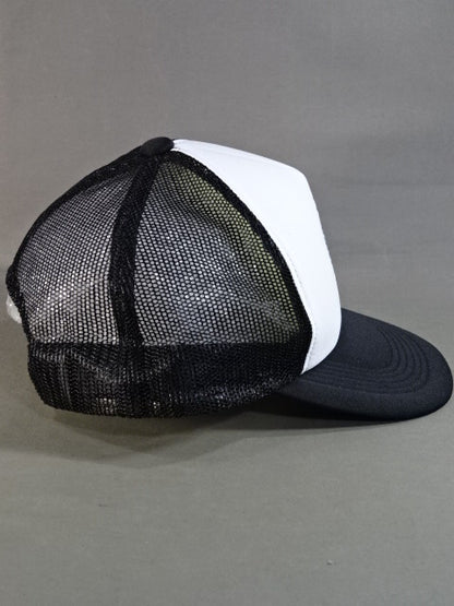 RIZIN 強者ノ巣 メッシュキャップ①(ホワイト×ブラック)