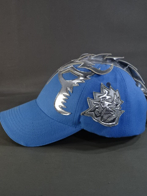 【直筆サイン入り】ウルティモ・ドラゴン マスクキャップ①(ライトブルー）